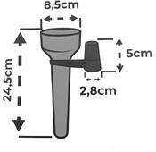 Zrážkomer 25cm/40ml - 2/2